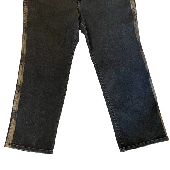 Lane Bryant Black Denim Jeans Flex Magic Signature Fit Mid Rise Skinny New 28 - Picture 4 of 12